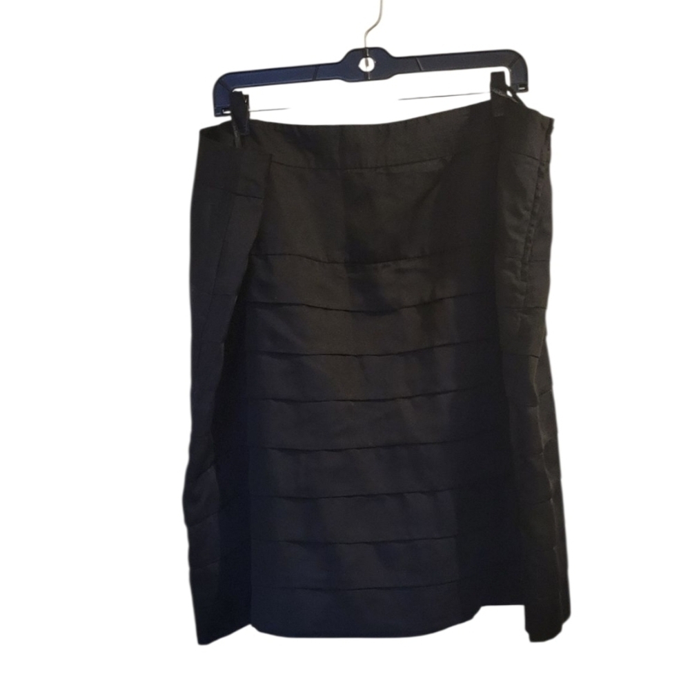 Calvin Klein Black Tiered Skirt Size 22